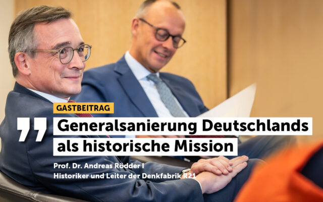 Generalsanierung Deutschlands Als Historische Mission